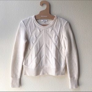 Madewell Merino Wool Cable Knit Sweater